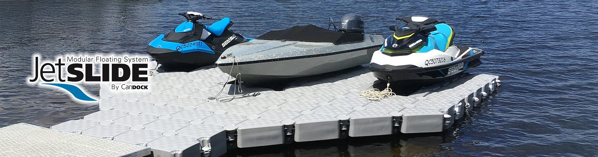 CanDock waterfront installation illustrating jetslide