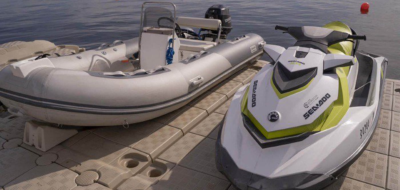 CanDock Jet Ski Docks on the waterfront