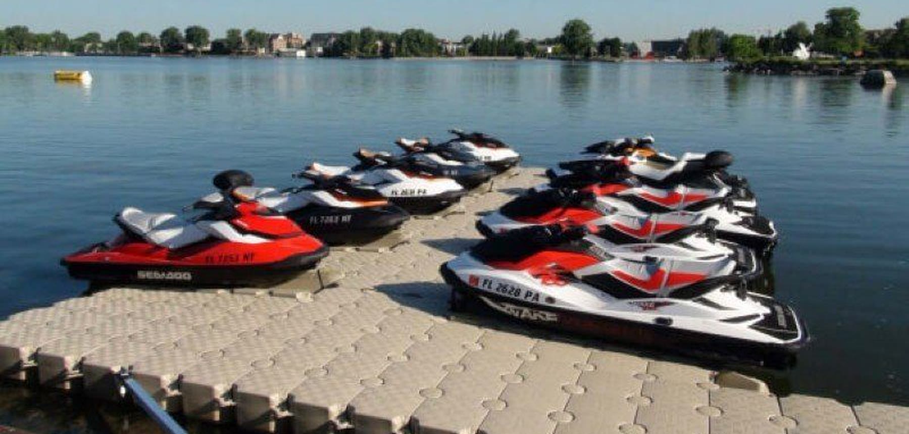 CanDock JetSLIDE personal watercraft docking waterfront installation
